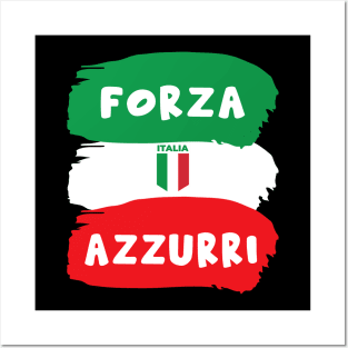 Italy soccer jersey italy football forza azzurri forza italia Posters and Art